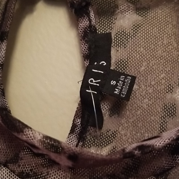 Leopard striped sheer bodysuit - Picture 6 of 6